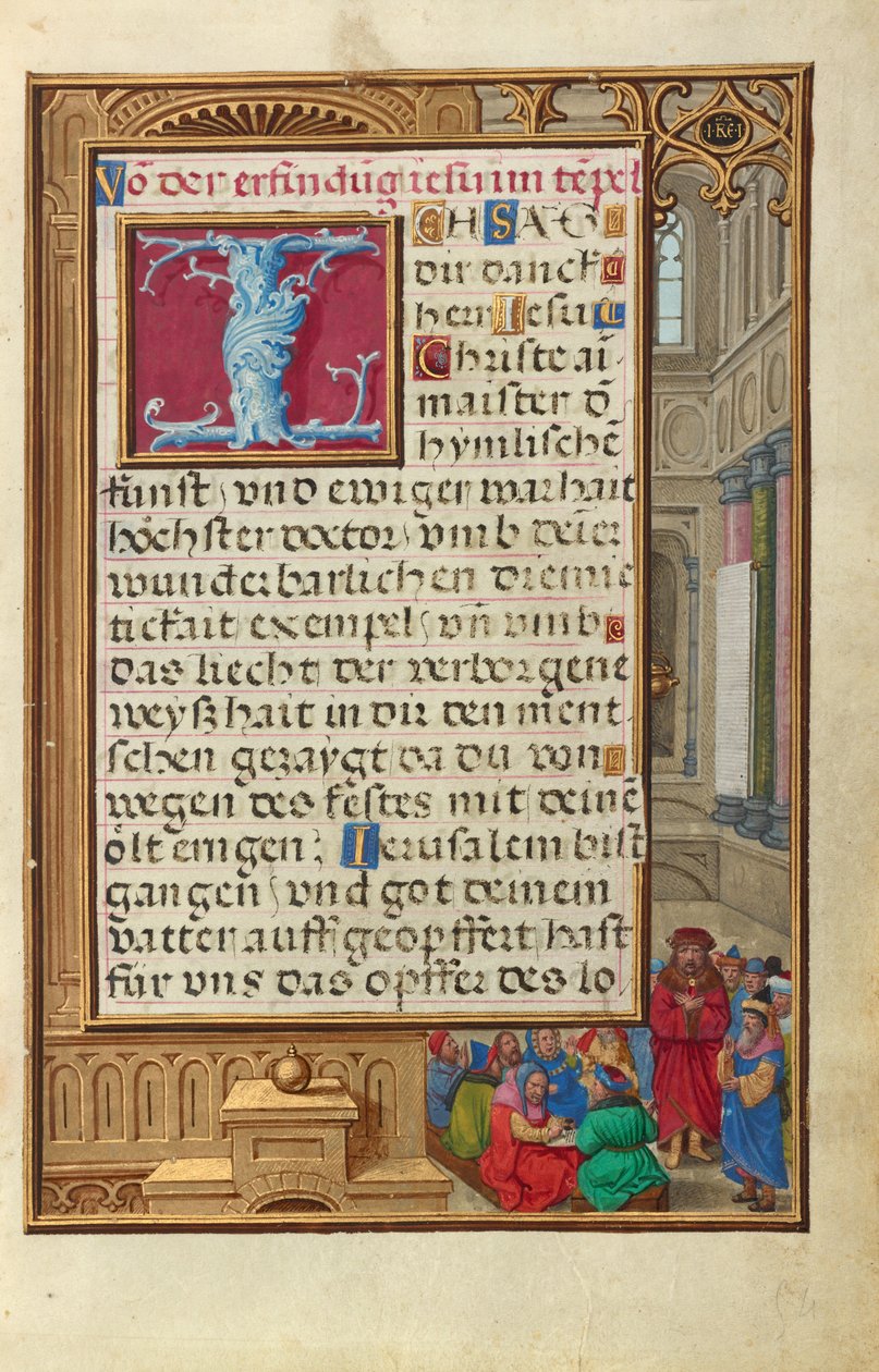 Border with Samuel Proposing Saul as King by Simon Bening
