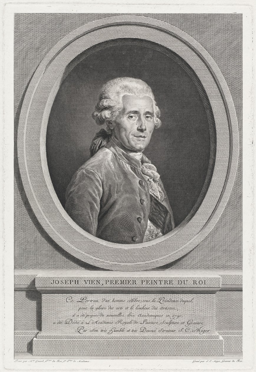Joseph Vien by Simon Charles Miger after Adélaïde Labille Guiard