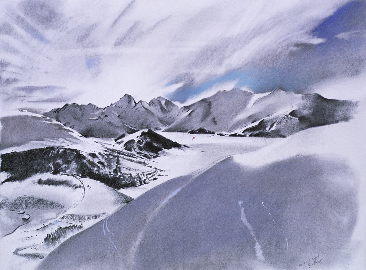 Alps and Clouds, 2003 by Simon Fletcher
