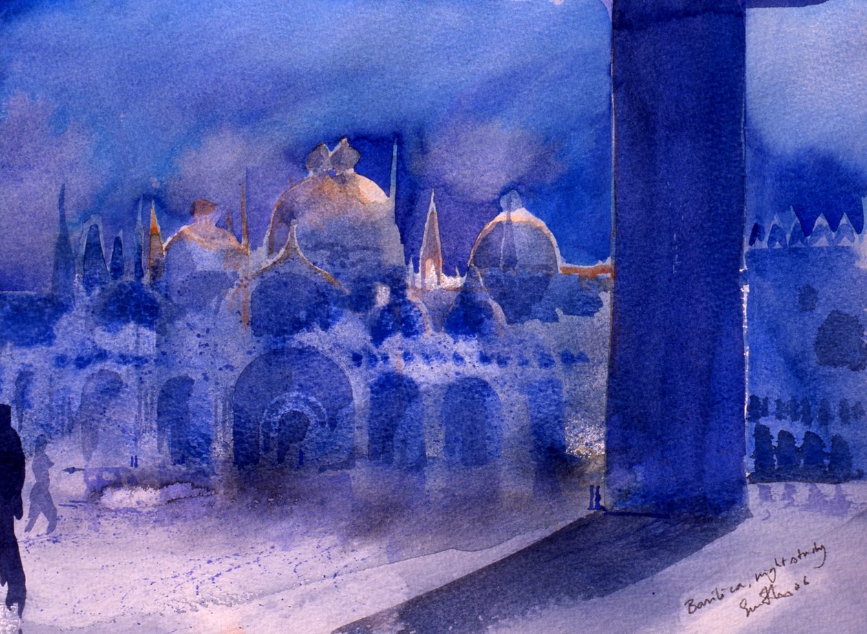 Basilica, Night Study, 2006 by Simon Fletcher