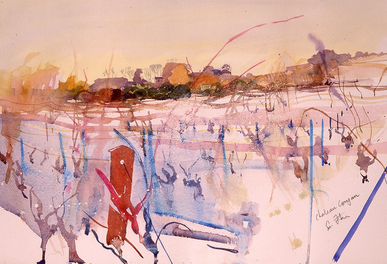 Chateau Coujan, Winter, 2004 by Simon Fletcher