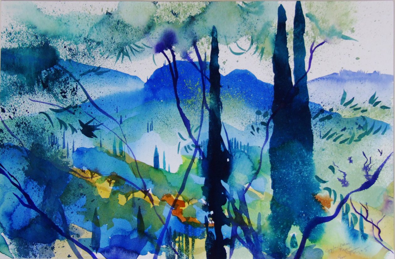 Corfu, Near Pagoi, 2005 by Simon Fletcher