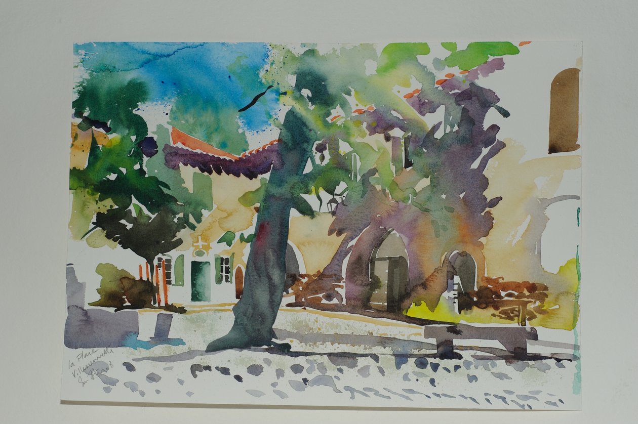 La Place, Villeneuvette, 2009 by Simon Fletcher