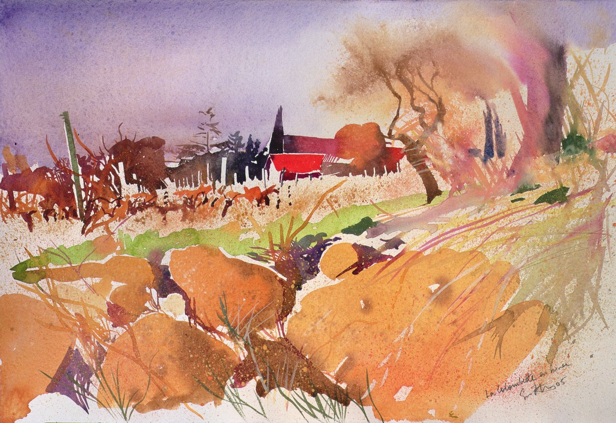 La Colombette in Winter, France, 2004 by Simon Fletcher