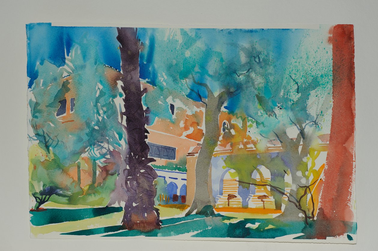 Mamounia Terrace, 2010 by Simon Fletcher