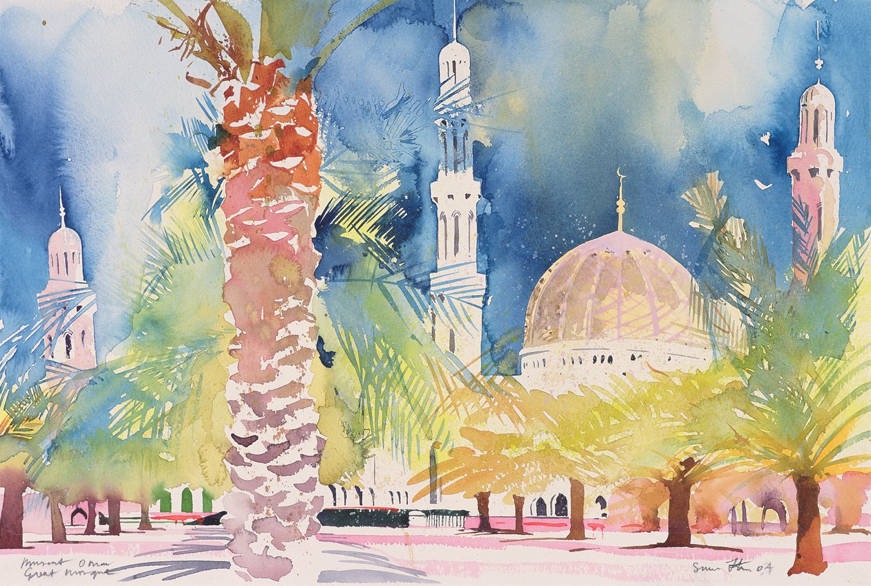 Muscat, Great Mosque, 2004 by Simon Fletcher