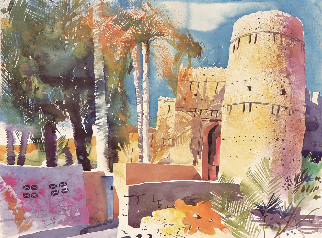 Nizwa Oman, Old South Gate, 2005 by Simon Fletcher