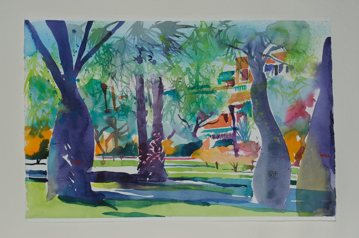 Painters at the Mamounia, 2010 by Simon Fletcher