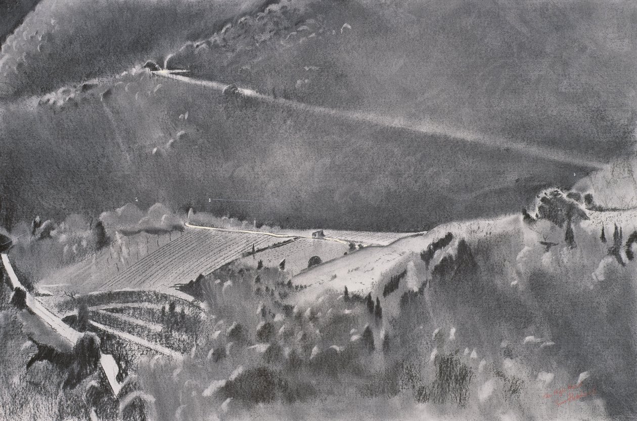 The High Road, 2001 by Simon Fletcher