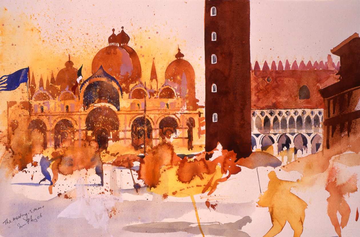 The Meeting, San Marco, 2006 by Simon Fletcher