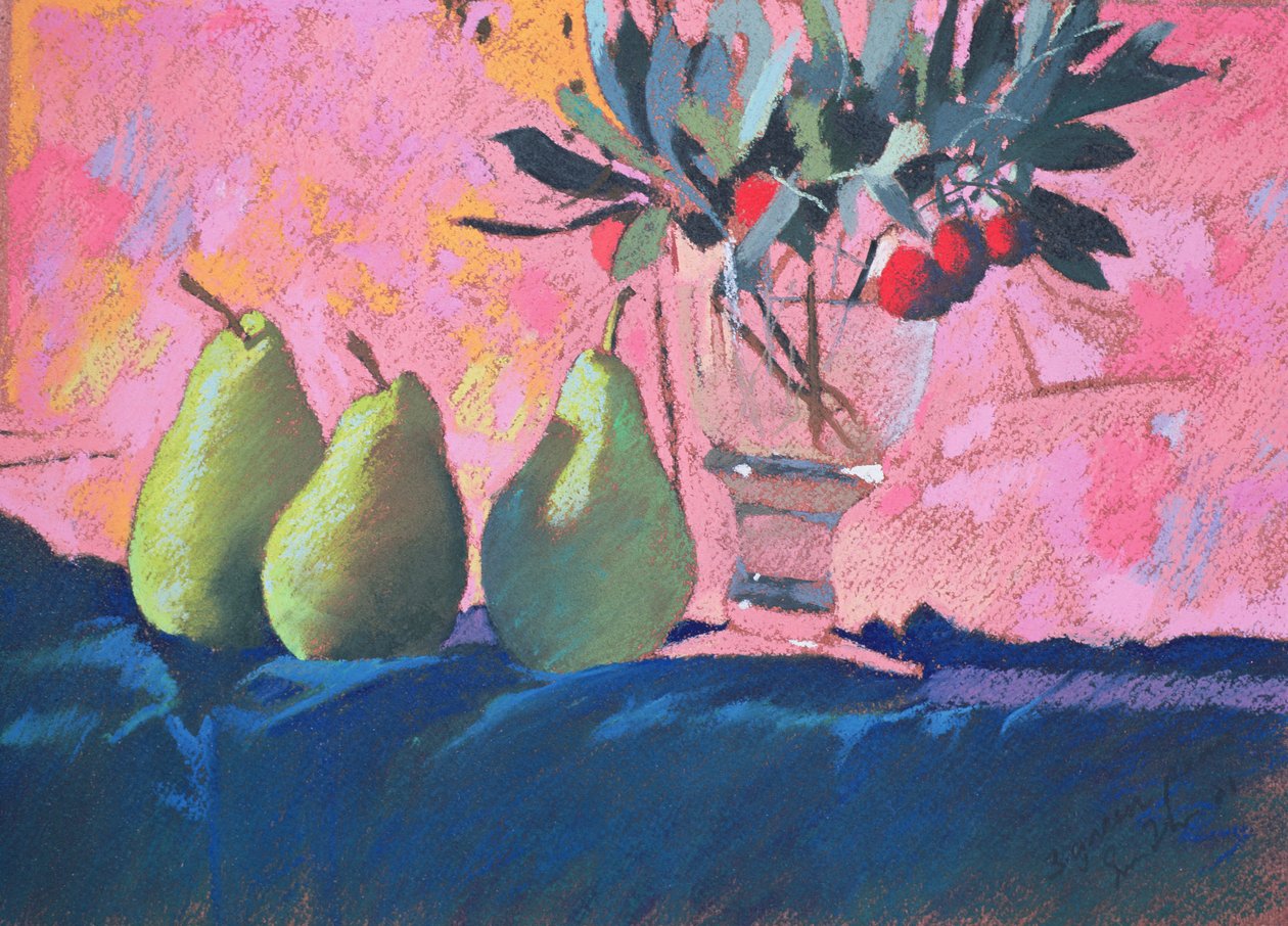 Three Green Pears, 2004 by Simon Fletcher