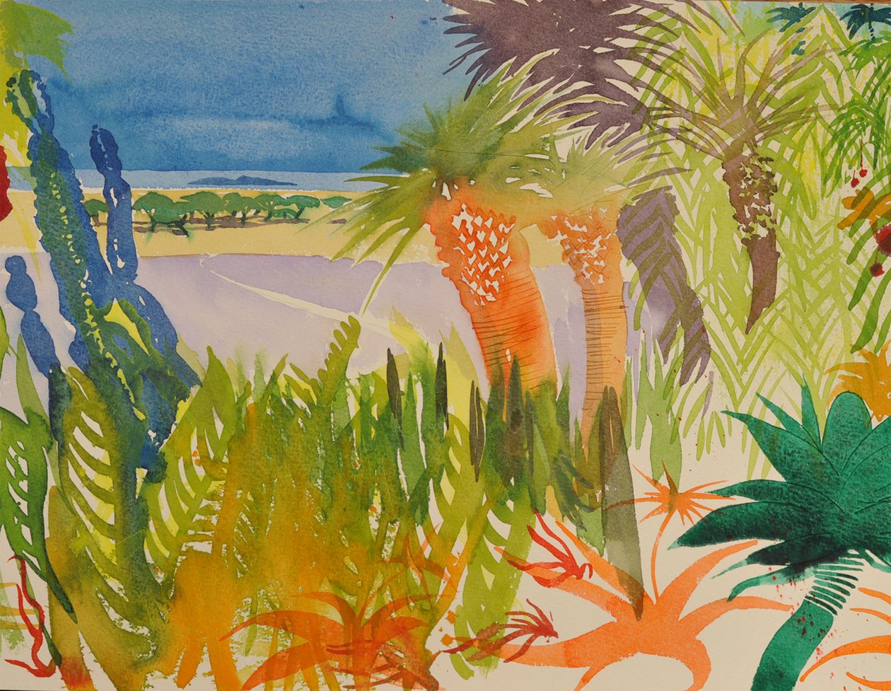 Tropical Garden 2, Mogador, 2016 by Simon Fletcher
