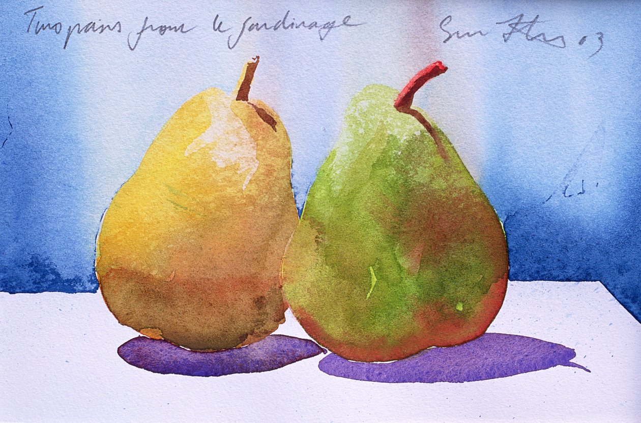 Two Pears from the Jardinage, 2003 by Simon Fletcher