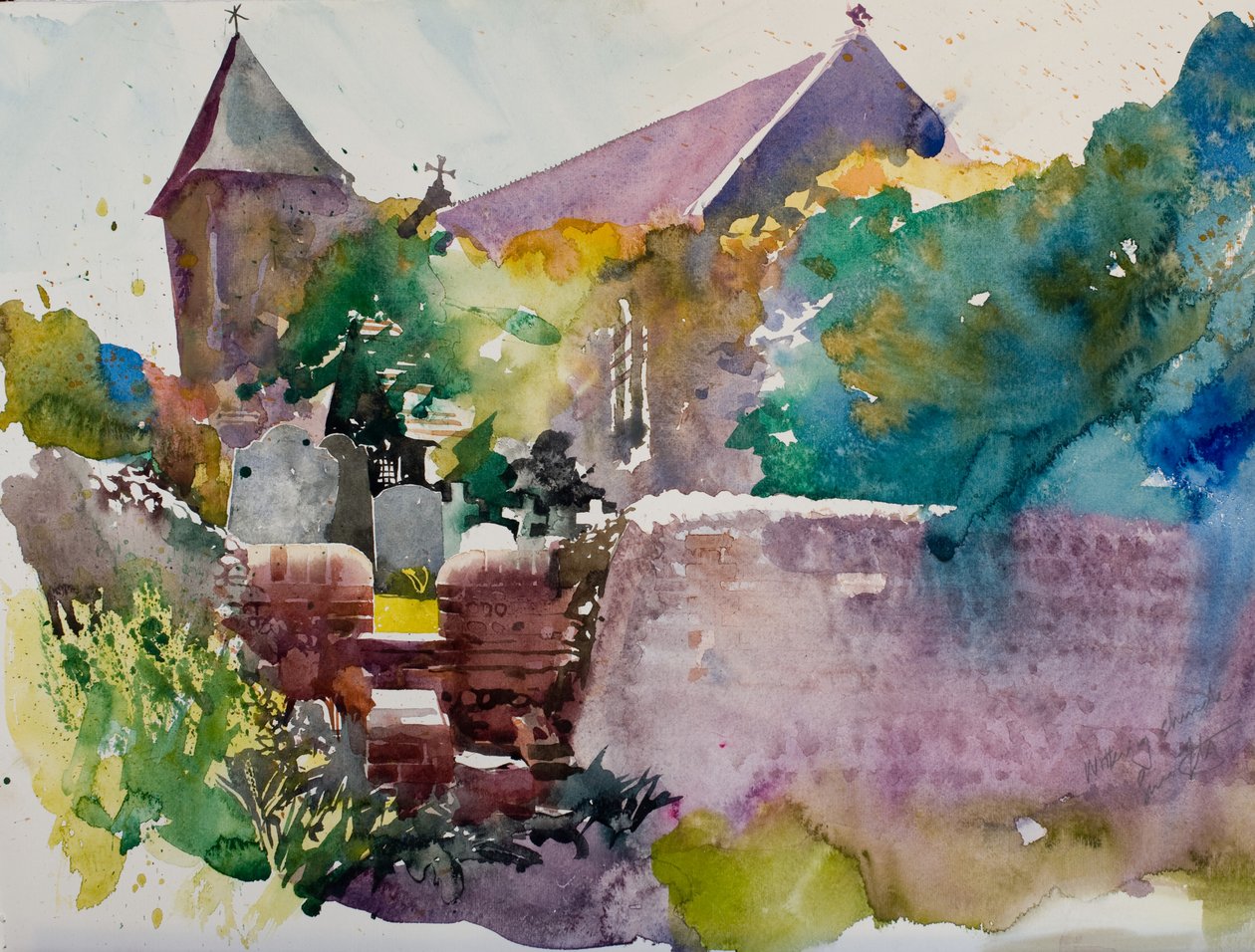 Wittering Church, 2000 by Simon Fletcher