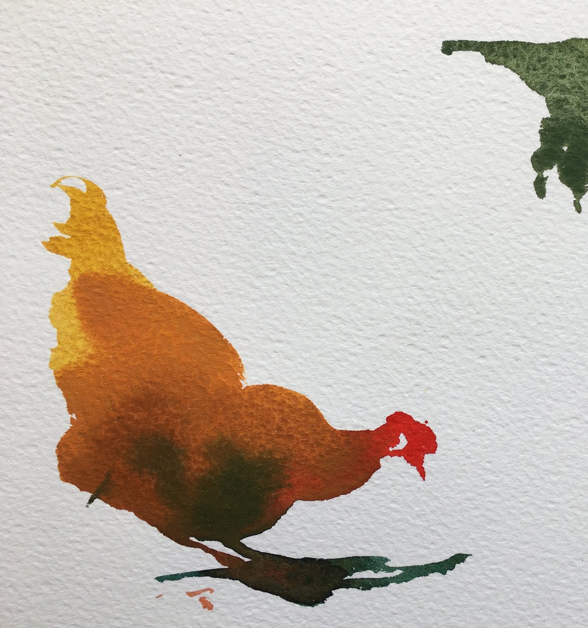Chicken Pecking, 2020 by Simon Fletcher