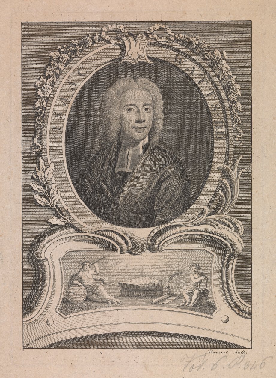 Isaac Watts by Simon Francois Ravenet