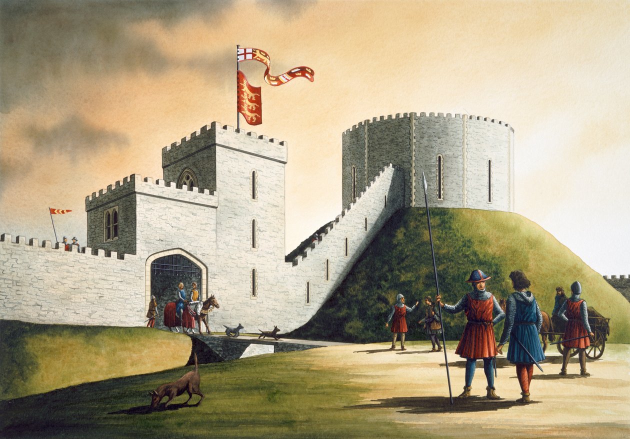 Pickering Castle by Simon Hayfield: Buy fine art print