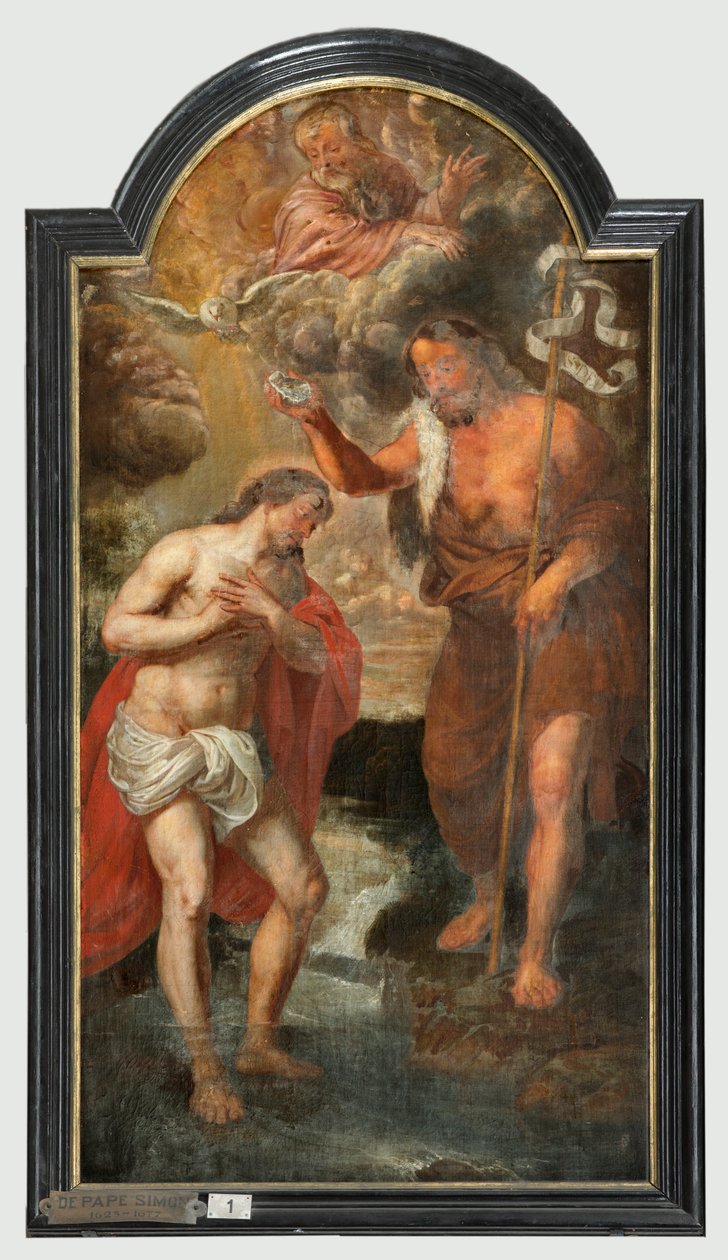 Parish church (Sint-Walburgakerk). Painting, triptych. Simon De Pape (?). Redemption of the Christian slaves to the Turk. by Simon II de Pape
