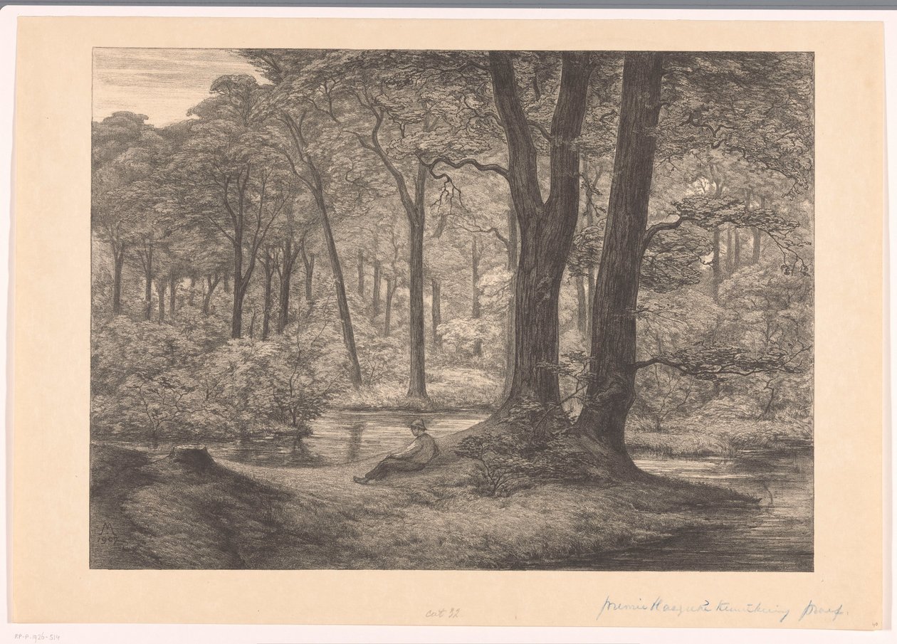 View of the Hunnenschans on the Veluwe by Simon Moulijn