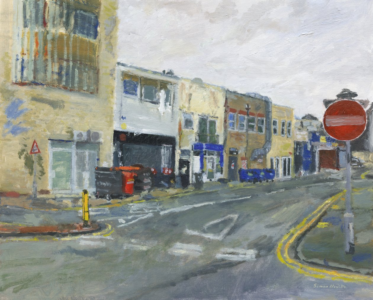 Back of Parade of Shops, 2025 by Simon Neville