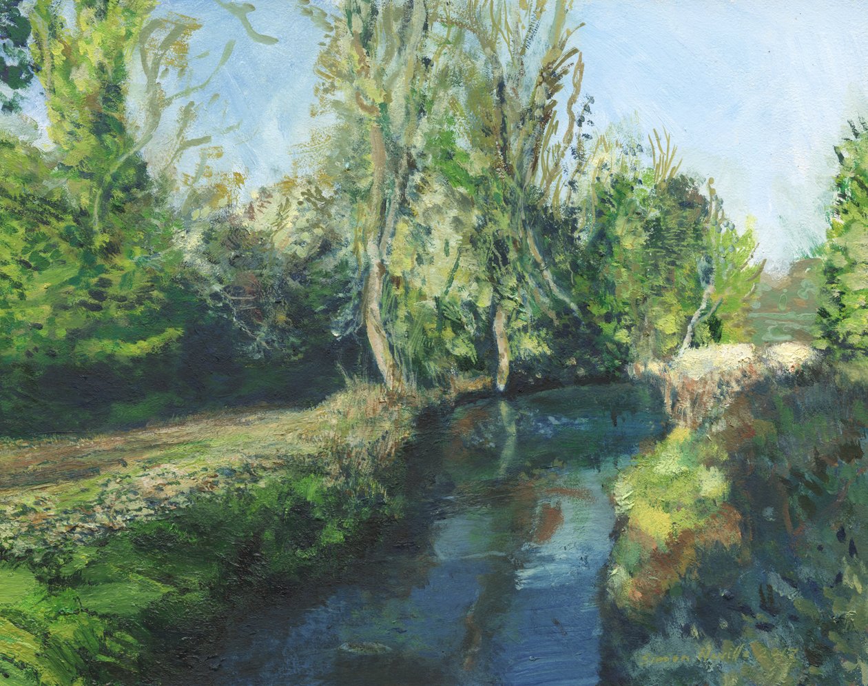 Latchmere Brook, Ham Common by Simon Neville