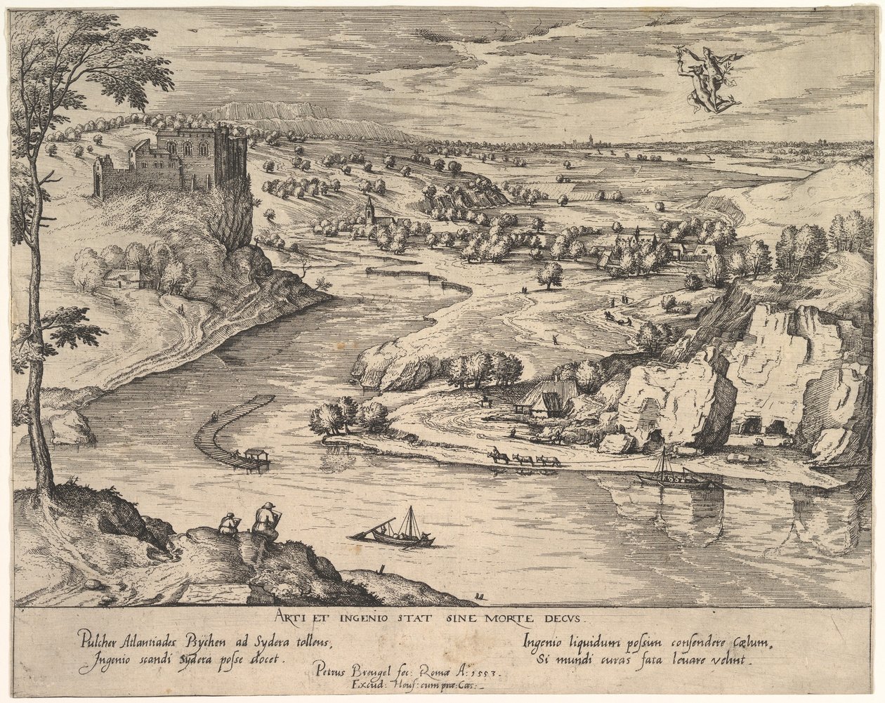 River Landscape with Mercury Abducting Psyche by Simon Novellanus