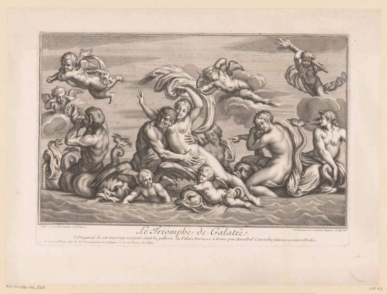 Triumph of Galatea by Simon Thomassin