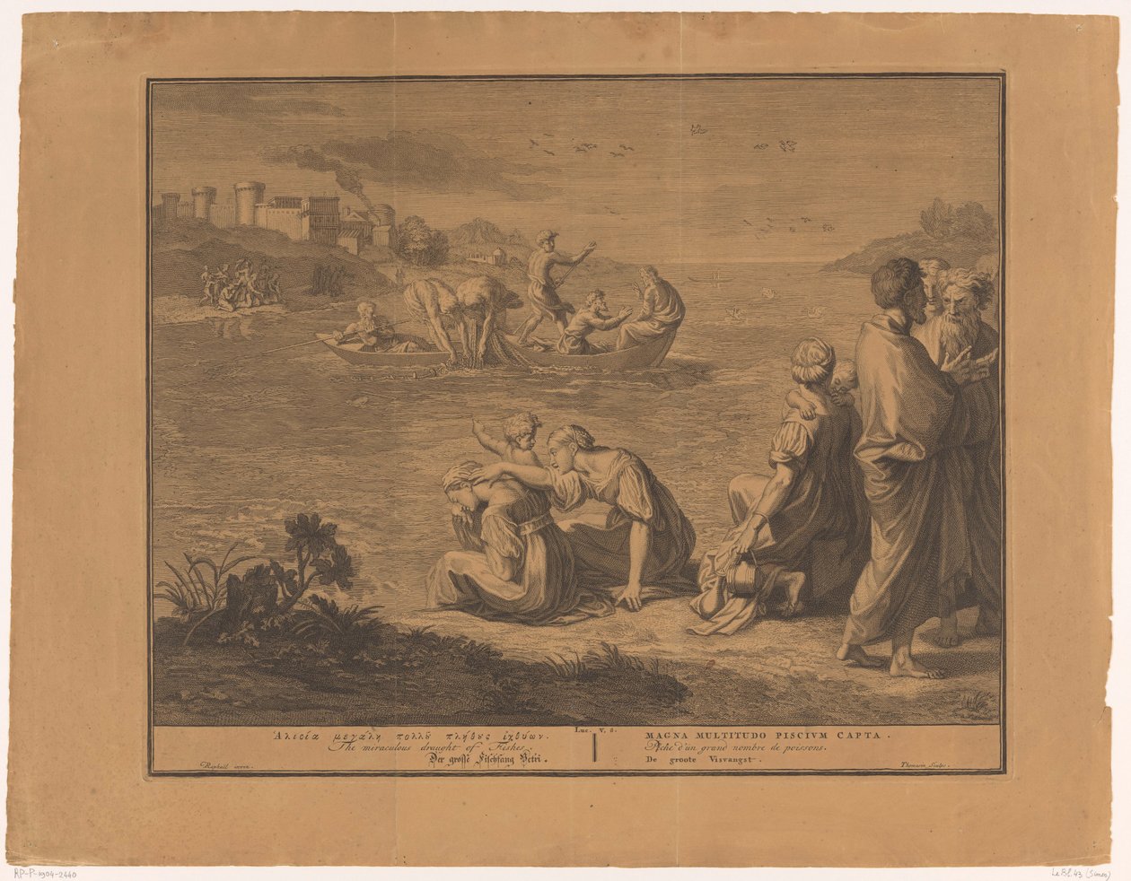 The Miraculous Catch of Fish by Simon Thomassin