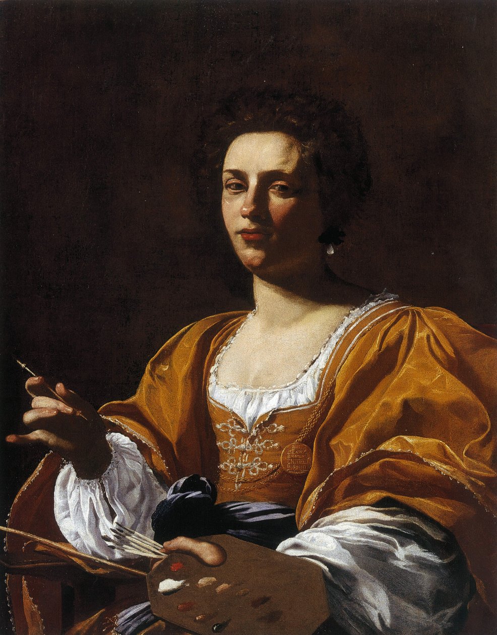 Portrait of Artemisia Gentileschi by Simon Vouet