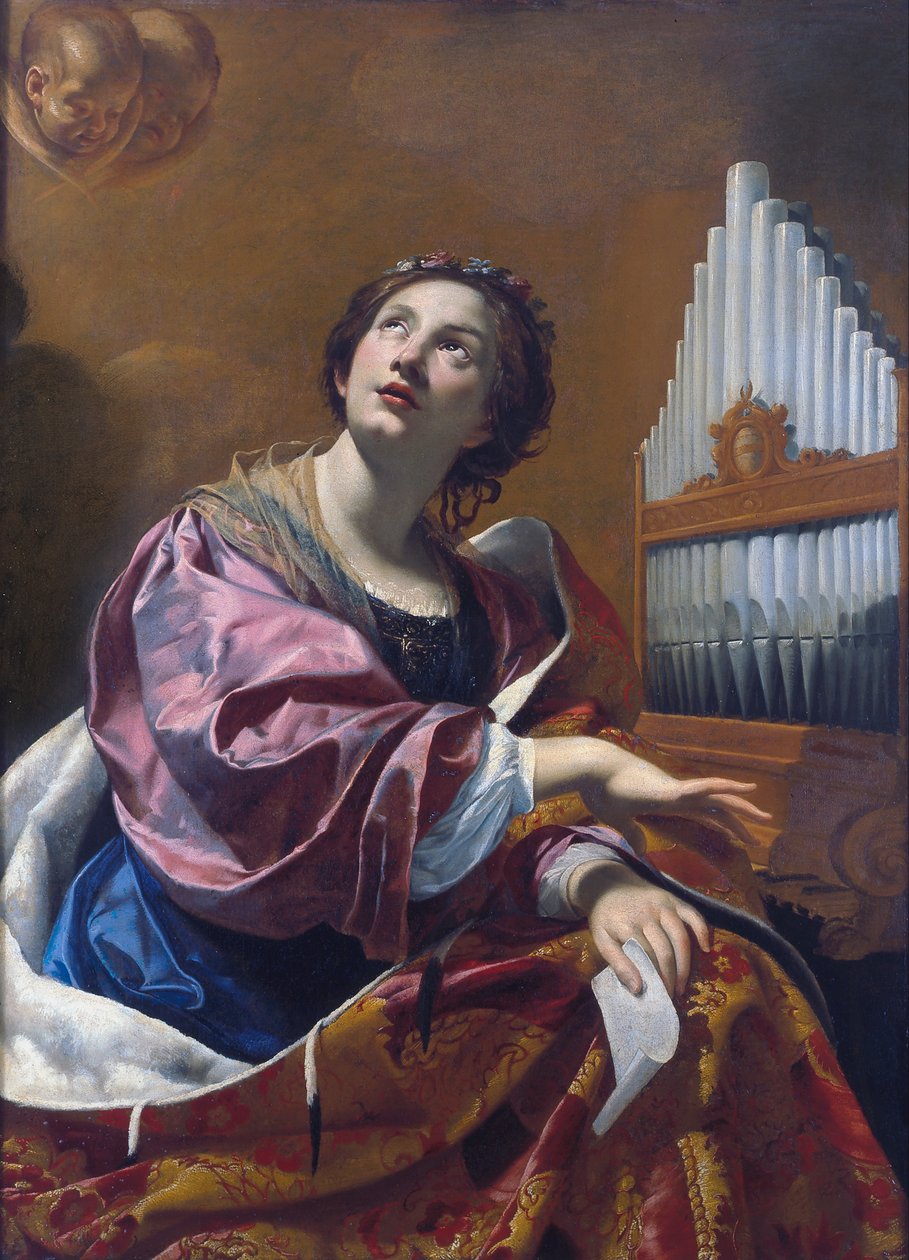 Saint Cecilia by Simon Vouet