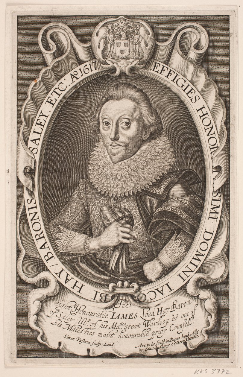 James Hay, Baron of Sawley by Simon de Pas