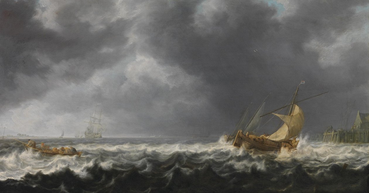 Stormy Sea by Simon de Vlieger