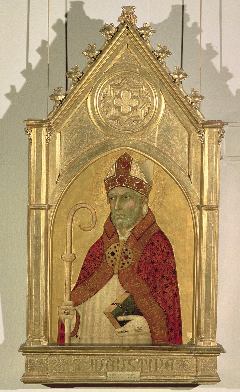 Saint Augustine, 1320s by Simone Martini