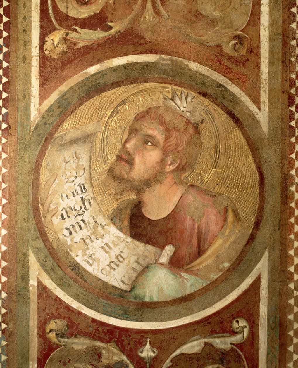 Maesta: Malachi (detail) by Simone Martini