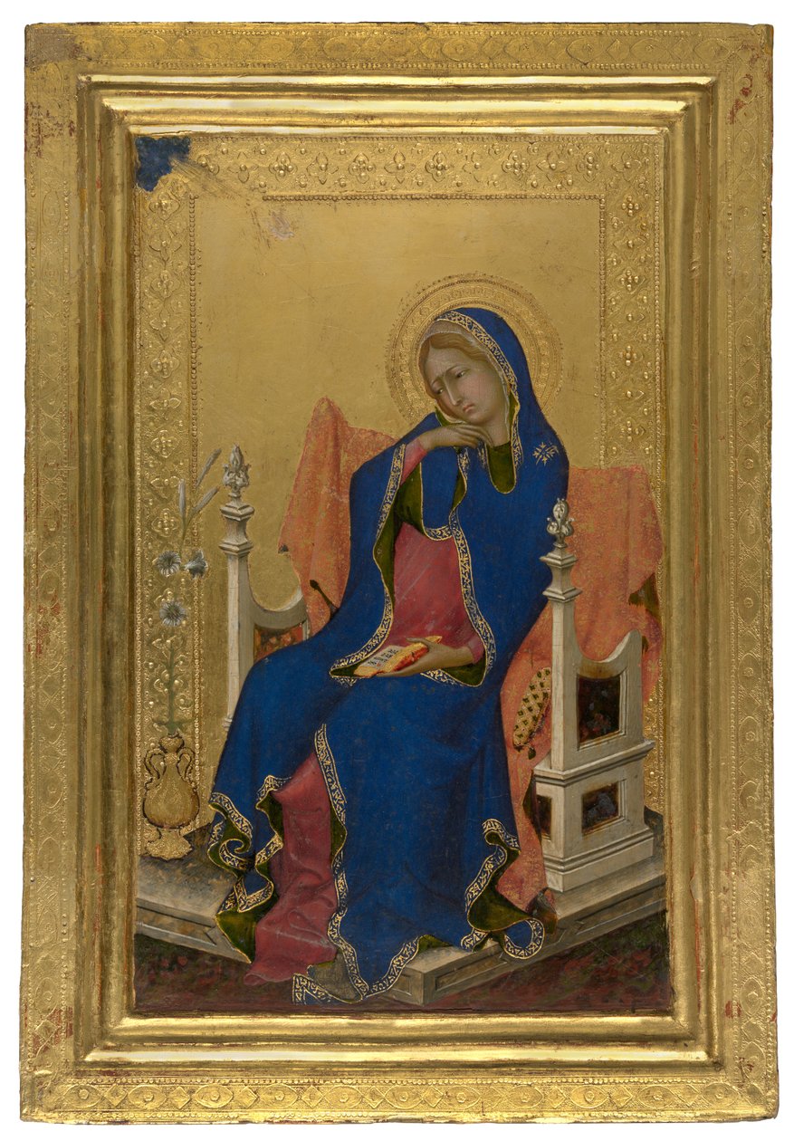 The Annunciation by Simone Martini