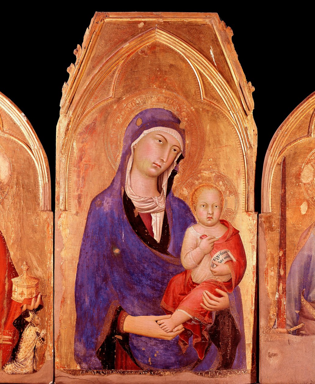 Virgin with Child by Simone Martini