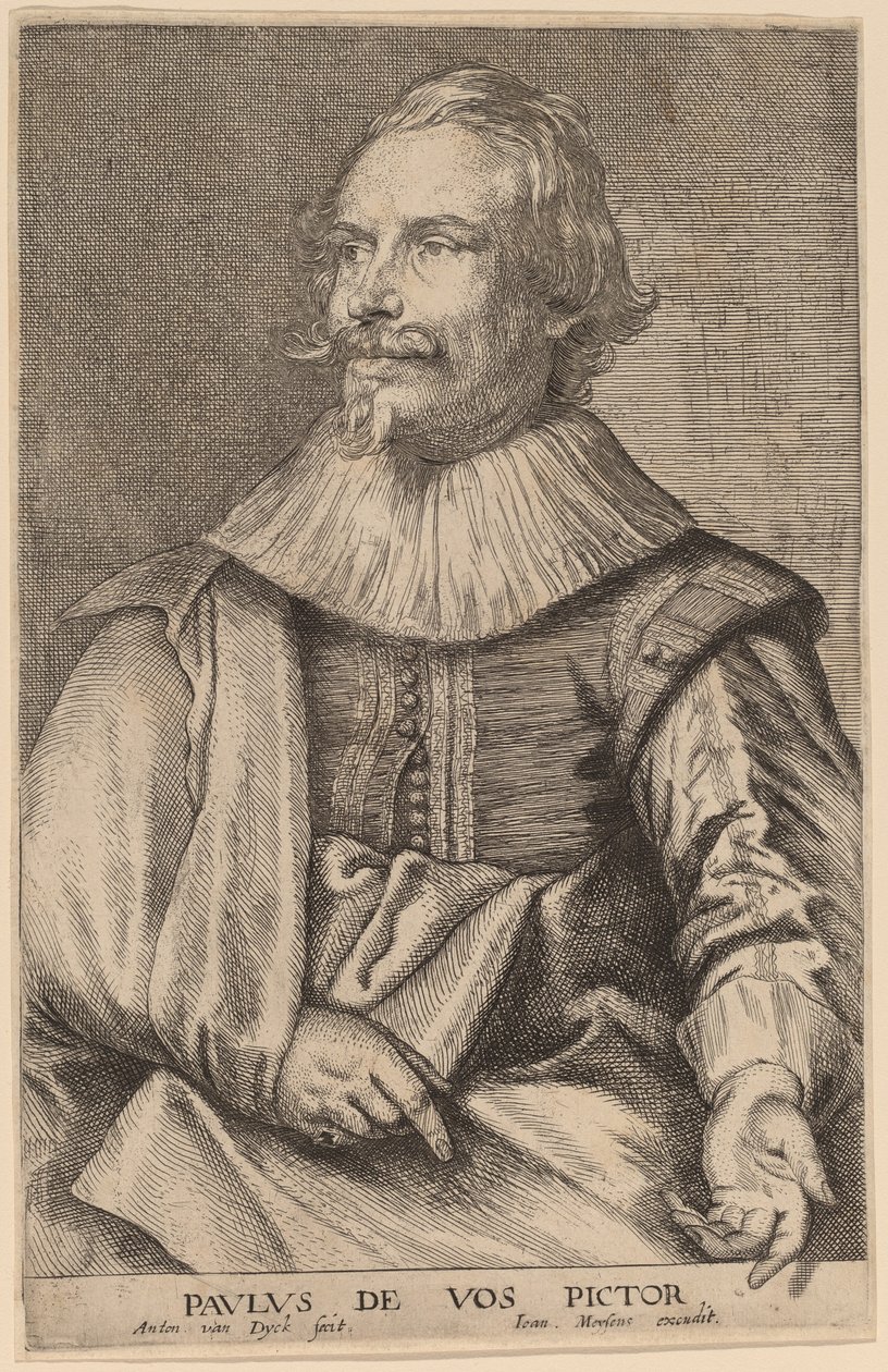 Paul de Vos by Sir Anthony van Dyck and Joannes Meyssens