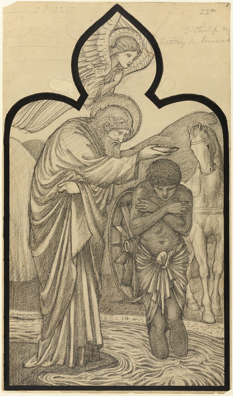 Saint Philip Baptising the Eunuch by Sir Edward Burne Jones
