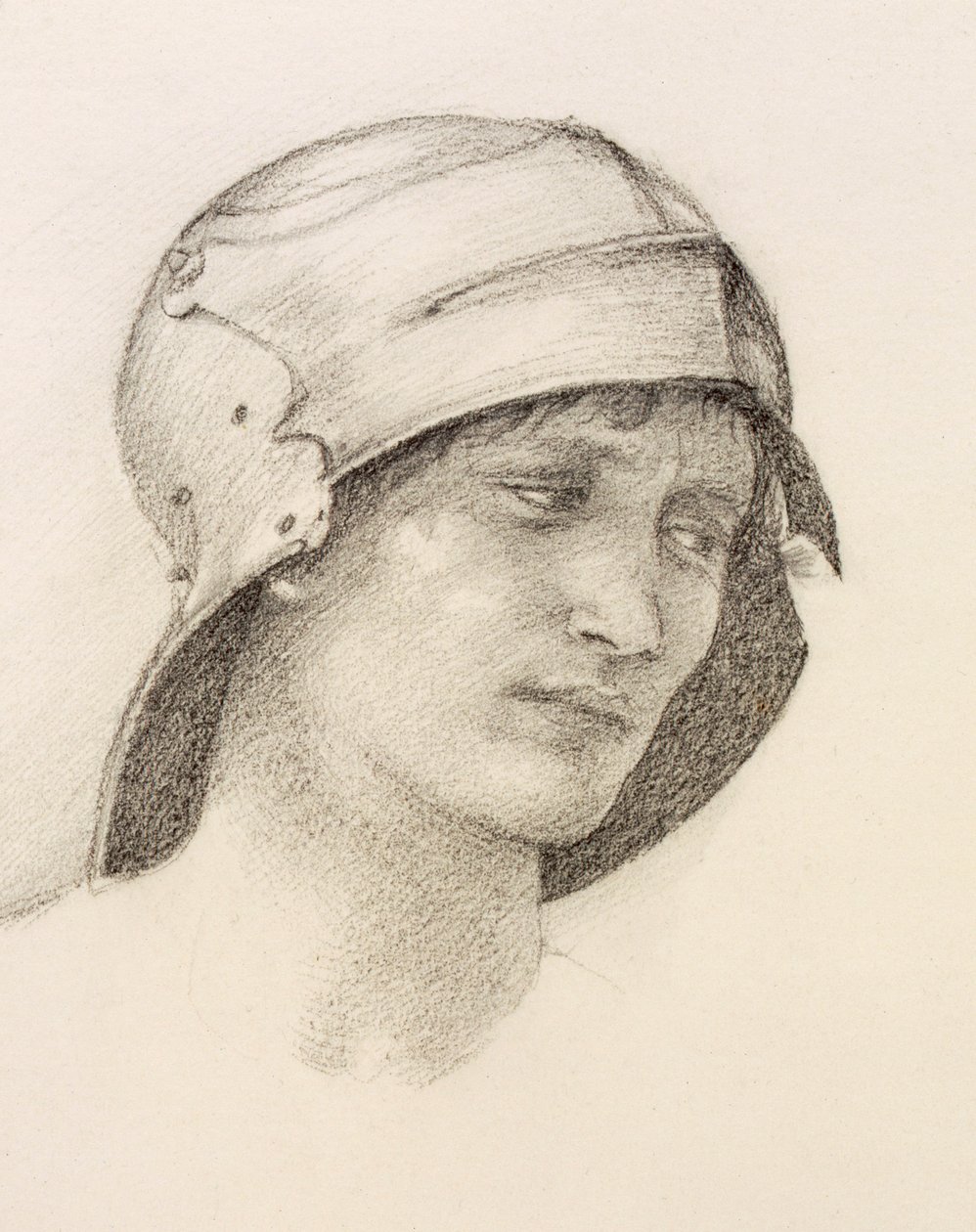 Woman in Hat (detail) by Sir Edward Burne Jones
