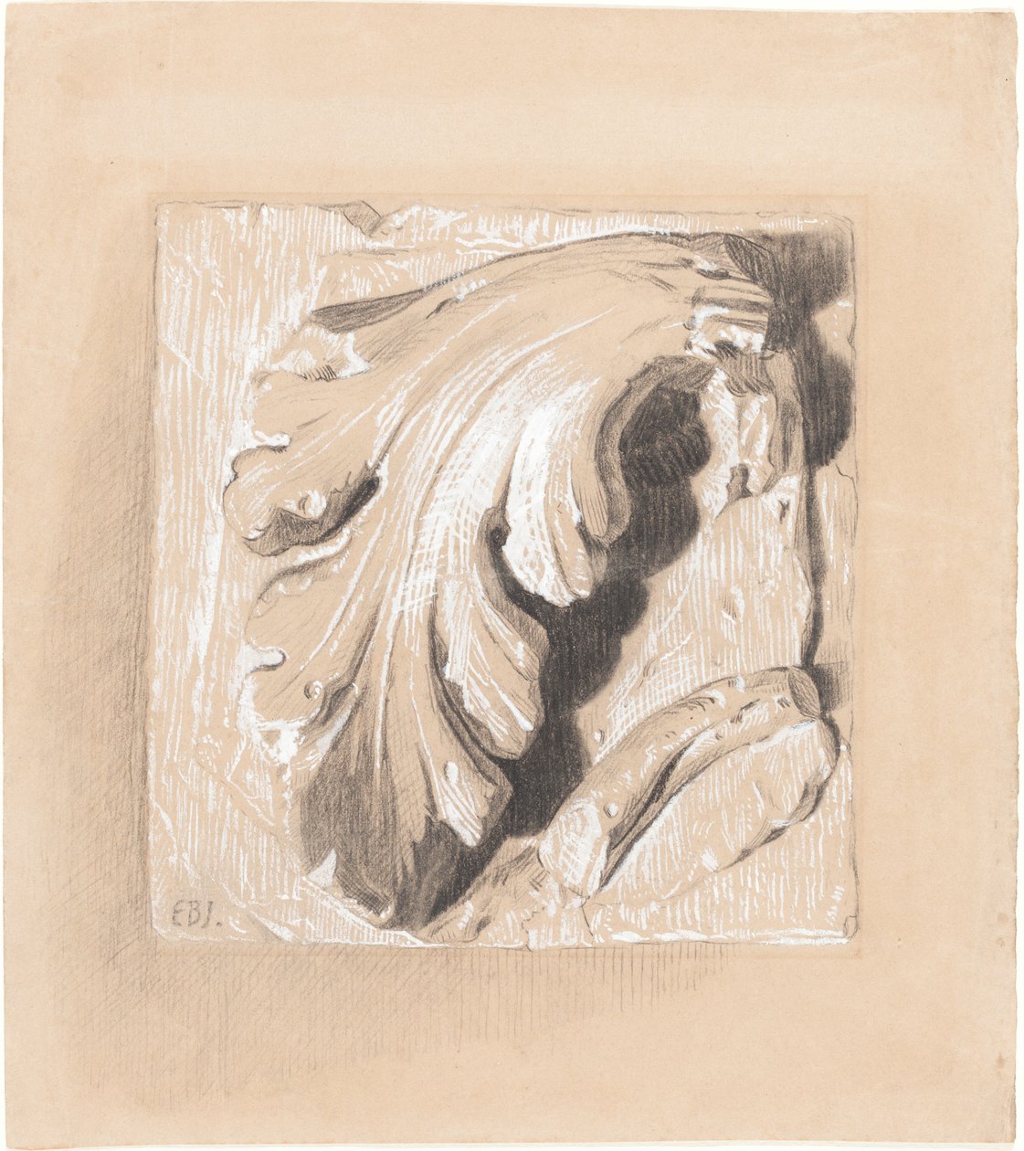 A Fragment from an Antique Frieze by Sir Edward Coley Burne Jones