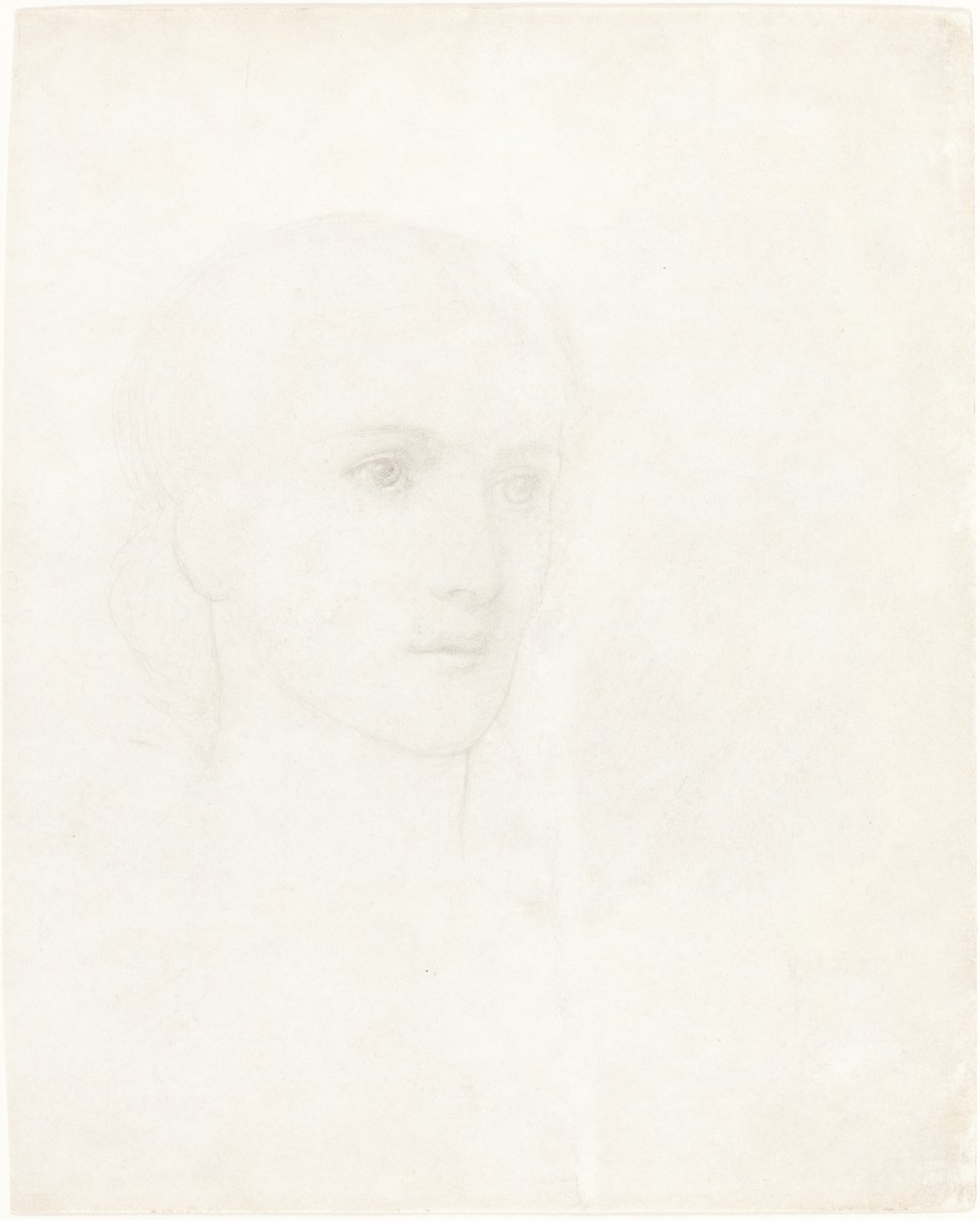 Head of a Woman by Sir Edward Coley Burne Jones