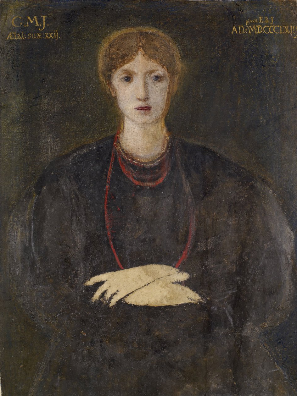 Portrait of Georgiana Burne-Jones by Sir Edward Coley Burne Jones