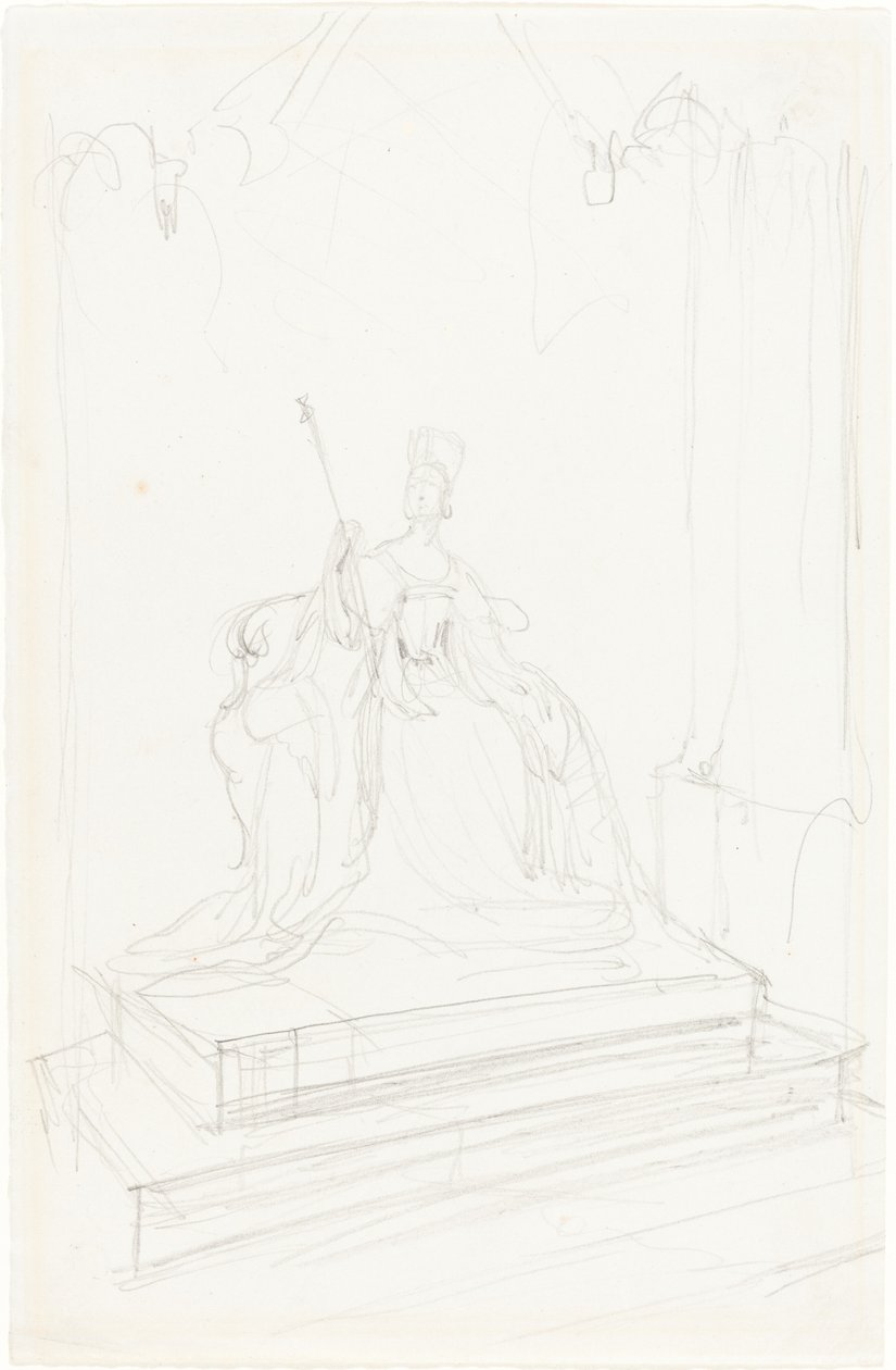 Study for "Queen Victoria" by Sir George Hayter