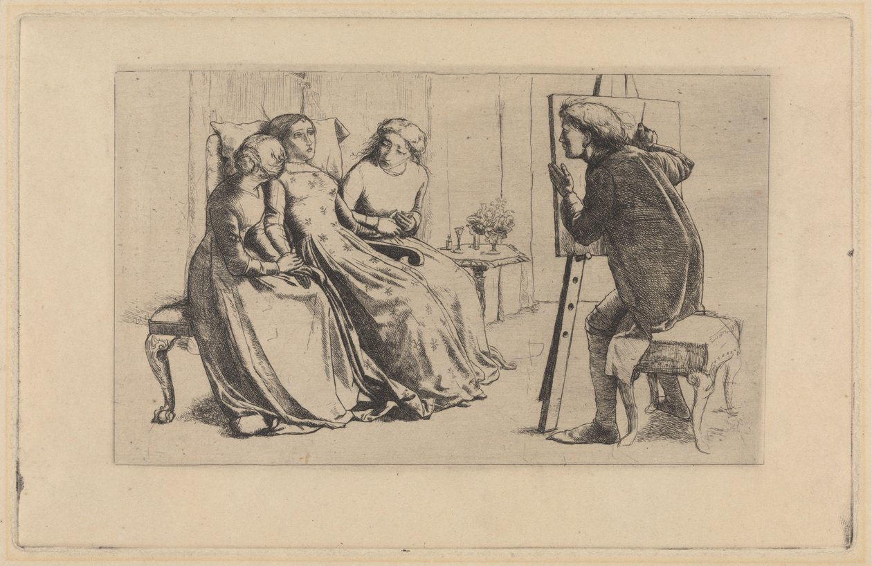 St. Agnes of Intercession by Sir John Everett Millais