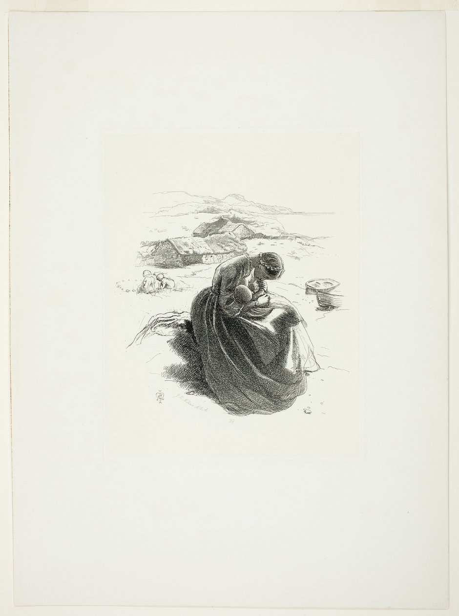 The Young Mother by Sir John Everett Millais