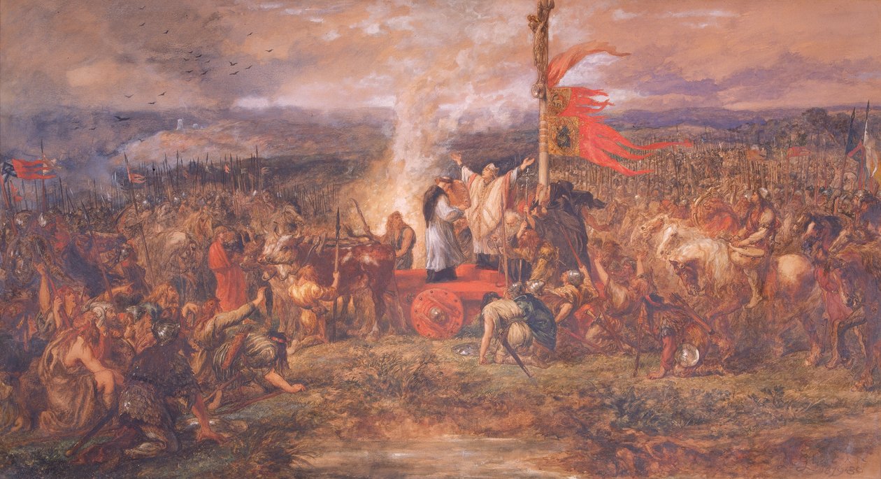Battle of the Standard, Northallerton, Yorkshire, 22nd August 1138 by Sir John Gilbert