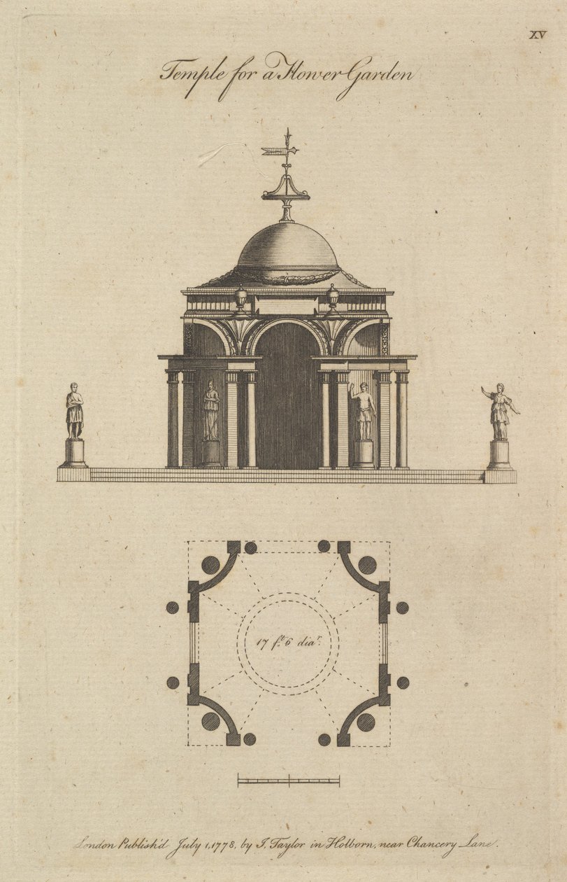 Temple for a Flower Garden by Sir John Soane