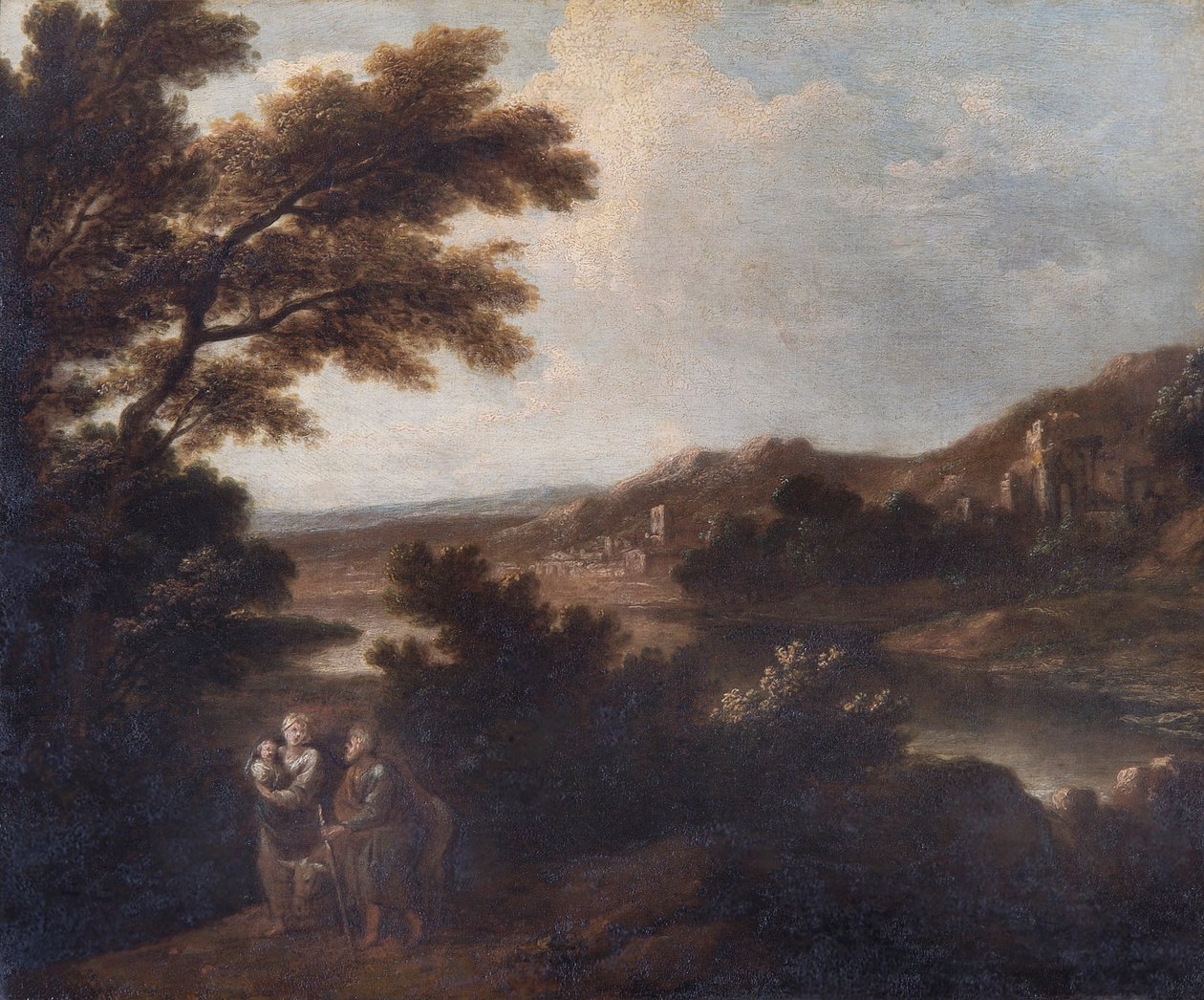 Landscape with Flight into Egypt by Sir Joshua Reynolds