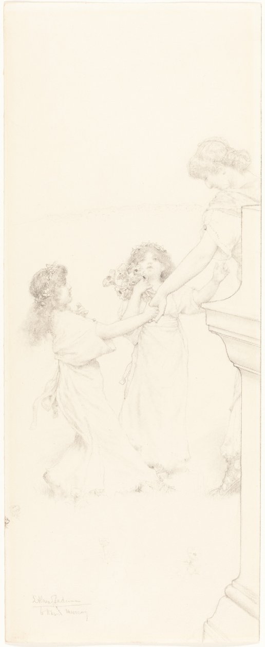 A Dance in Spring by Sir Lawrence Alma Tadema
