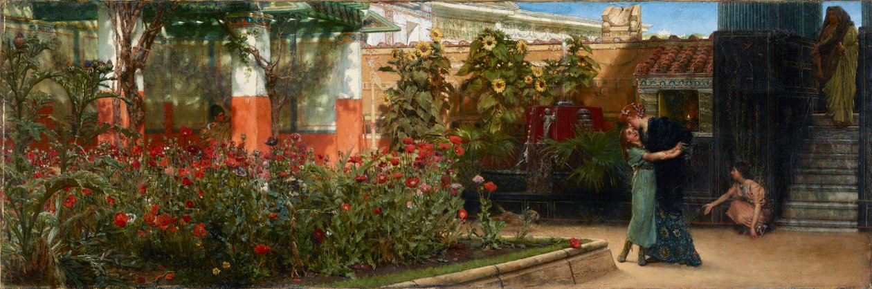 A Hearty Welcome by Sir Lawrence Alma Tadema